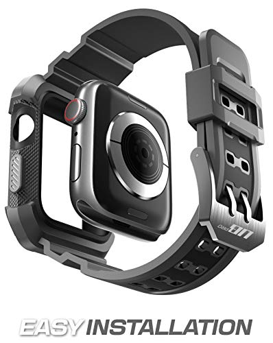 Supcase UB Pro - Funda y correa para Apple Watch de 42 mm  color negro
