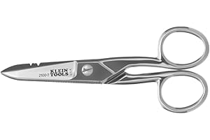 Klein Tools 2100-7 | Elektriker-Schere 190 mm | Präzise und langlebige Schere für Kabel und Draht | Profi-Werkzeug für Elektriker und Handwerker