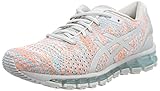  Asics Gel-Quantum 360 Knit 2, Zapatillas de Running para Mujer, (Glacier Grey/Orange Pop/Aruba Blue 9609), 38 EU