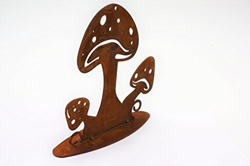 Edelrost Schwammerl / Pilze Metalldeko für den Herbst, Verzieren Sie den Hauseingang, Komode oder Fensterbänke - 6