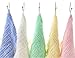 Produktbild figjtrgh Baumwoll-Musselin-Mull-Baby-Taschentuch Quadratisches Handtuch Musselin-Baumwoll-Baby-Waschlappen BLAU