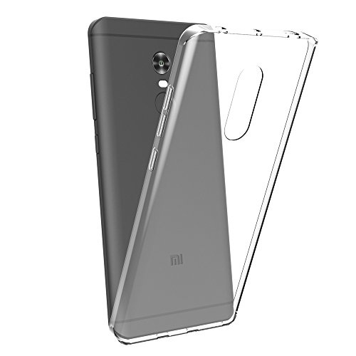 Funda Xiaomi Redmi Note 4  GeeRic Transparente Silicona Fundas para Xiaomi Redmi Note 4 Carcasa Suave Gel Funda Case Cover 5 5 Pulgadas 