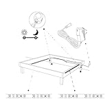 kwmobile LED Bettlicht mit Bewegungssensor / 1 LED-Streifen mit 1,2m Länge / dimmbar / Helligkeitssensor / Sicherheit im Dunkeln dank 36 LEDs / warmweiß - 9