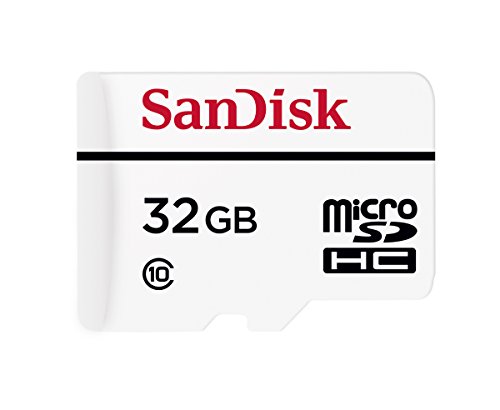 SanDisk High Endurance Video Monitoring 32GB bis zu 20MB/Sek, Class 10 Speicherkarte