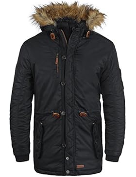BLEND Eugen Herren Parka Winterjacke Fellkapuze