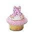 Produktbild Unbranded Dance Ballerina Ballett Hausschuhe Rosa (24) Cupcake Topper Favor Decor Ringe
