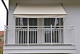 Made in Germany Angerer Style 300 cm Klemmmarkise, Sand