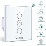 rolladensteuerung wlan fritzbox 【Sicher zu bedienen und einfach zu installieren】Rolladen Zeitschaltuhr ist Glas-Touchscreen. Die Tasten sind sehr empfindlich und die Installation ist sehr einfach. Rolladen Zeitschaltuhr Es steht in Kontakt mit Wasser und verursacht keinen Kurzschluss.Rollladenschalter Er ist sicherer. Der Rollladen-Timer verwendet eine weiche LED-Taste, Es sieht fortgeschrittener aus.