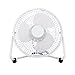 Produktbild YJTCW Eisen-Fan 8-Zoll-Eisen-Fan-Bürotisch statische elektrische Fan im Freien Angeln USB-Lüfter, weiße persönliche Fans
