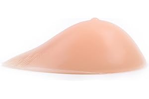 DFGGE Faux Seins Forme Asymétrique En Silicone Mammaire Auto-Adhésif Prothèse De Mastectomie Concave Soutien-Gorge Rehausseur Inserts Pour Travestis Et Cosplay
