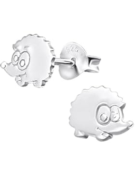 Laimons Kids Kinder-Ohrstecker Kinderschmuck Igel glanz Sterling Silber 925