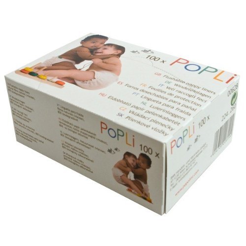 Popli Nappy Liners - 100 psc. Box