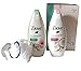 Dove Ever Blossom 3-Pc Gift Set: 2x250ml Purely Pampering Duo Body Wash & Shower Puff