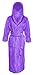 Produktbild DKaren-Nachtwäsche Damen Bademantel DIANA lang (XS - 2XL) (S, Pflaume)