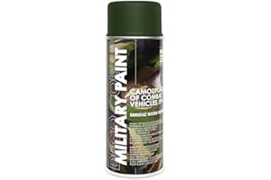 Deco Color 1 Stück 400ml Militär Army Militärlack Lackspray Nato Farbe wählbar (olive-nato RAL 6014)