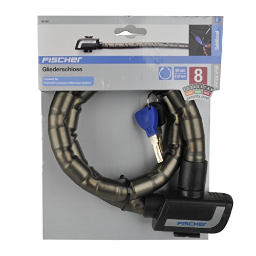Fischer Gliederschloss, Länge 90cm, Durchmesser 24mm, Schwarz, 90 - 2