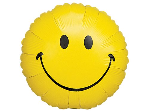 18" Smiley Face Foil Balloon