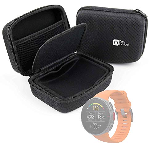 DURAGADGET Carcasa para Polar Vantage V, Polar Vantage M, Garmin Vivosmart 4, Withings Steel HR Sport - con Bolsillo De Rejilla Interno Y Separador Protector