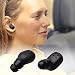 Produktbild Mini In Ear Bluetooth Kopfhörer Ohrhörer für GPS, Podcasts, Audiobooks, Musik (Kein Headset und ungeeignet für Anrufe), Unsichtbarer Funk-Kopfhörer Ohrstöpsel, Ergonomischer Sitz Kleinste Headset