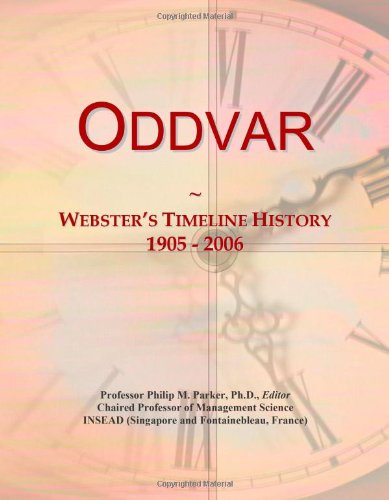 Oddvar: Webster's Timeline History, 1905 - 2006