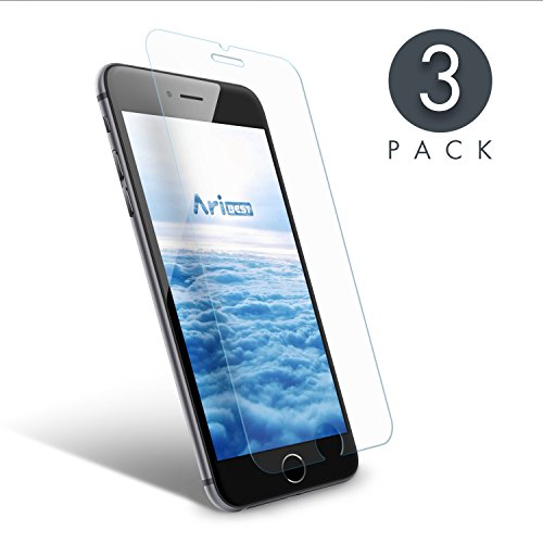 iPhone 6 6S Panzerglas Schutzfolie [3 Stück],Aribest Ultra-klar Panzerglas Schutzfolie für iPhone 6 6S 4,7 Zoll 3D Touch Kompatibel (0.25mm HD Ultra Clear)