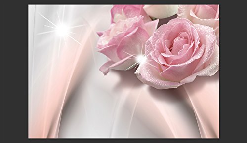 Vlies Fototapete 400×280 cm ! Top – Tapete – Wandbilder XXL – Wandbild – Bild – Fototapeten – Tapeten – Wandtapete – Wand – Blumen Rosa b-C-0109-a-a - 2