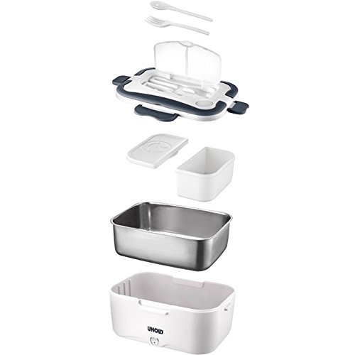 Unold 58850 elektrische Lunchbox, Kunststoff, weiß, 23.2 x 16.5 x 11.5 cm - 2