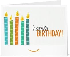 Happy Birthday (Candles) - Printable Amazon.co.uk Gift Voucher