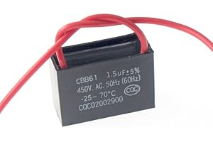 Lamala CBB61 Condensatore di Avviamento 450V 1/1.2/1.5/2/3/3.5/4/5/8/10/12/15/16/20UF Condensatore Ventilatore Soffitto Scarico Motore Condensatore di Marcia Fan Start Capacitor Cbb61
