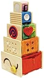 I'm Toy 108871 Multi-Spielkisten - 5 stapelbare Holzkistchen...