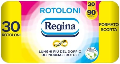 Regina Rotoloni, 30 Maxi Rotoli di Carta Igienica a 2 Veli