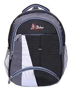 Blubags Latest Updated Light Weight School Bag l College Bag l Laptop Bag l Backpack (B1 Black)