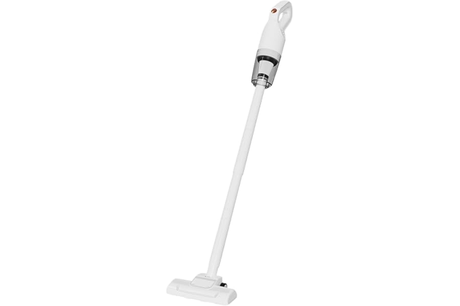 SOKEQTW Wireless Vacuum Cleaner, Powerful Vacuum Cleaner, Specialized Electric Mop for Floors, Carpets and Pet Hair Removal, Quiet and Light, White