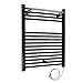 Produktbild SH Badheizkörper Badheizkörper Handtuchwärmer rein elektrisch schwarz ELEKTRO gerade mit Handtuchstange 1732 x 500 mm