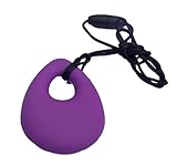 Chuchumz Chewy Necklace Chewelry Autism ADHD Biting Sensory Child Baby Teething Chew Toy Children Purple