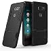 Produktbild LG V30 Hülle ZaPro® [Tough Armor] Extrem Fallschutz mit Ständer Doppelte Schutzschicht Stoßabweisend Handyhülle Silikon TPU Innenteil + Polykarbonat Außenteil Schutzhülle für LG V30 Case Cover (Black)