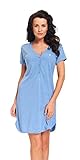 ✅ Dieses schöne Nachthemd für Schwangerschaft und Stillzeit mit praktischer Knopfleiste der Marke dn nightwear garantiert durch seinen bequemen Schnitt und dem hochwertigen Material ein wohliges Gefühl.