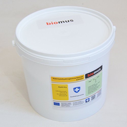 Preisvergleich Produktbild 5kg Natron in Lebensmittelqualität E500 Natriumhydrogencarbonat NaHCO3 Backsoda