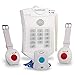 Price comparison product image SureSafe Personal Alarms 1 Pendant & 1 Wristband + 1 FREE SPARE WRISTBAND OAP Fall Care Alert - Medical Alert System NO MONTHLY FEES for Seniors/Elderly. Old Person Pendant SOS Device.
