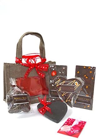 Robins and Sons Luxury RUBY GIFT BAG - Belgian 70% DARK chocolate