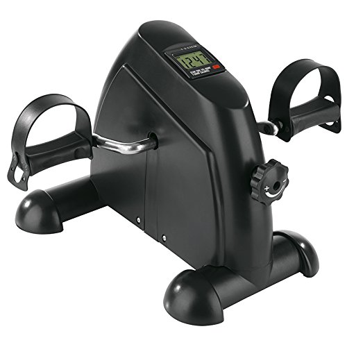 VITALmaxx 04936 Mini Trainer |Inkl. Trainingscomputer | Trainiert Arm- , Beinmuskulatur & Ausdauer | Für Jung und Alt | Schwarz