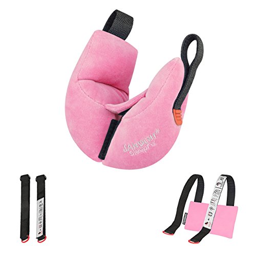 SANDINI SleepFix® Baby – Baby Schlafkissen/ Nackenkissen mit Stützfunktion – VIELE FARBEN – Baby Erstausstattung: Kindersitz-Zubehör für Auto/ Fahrrad/ Reise – Verhindert das Abkippen/ Nach vorne fallen des Kopfes im Schlaf – Designed in Germany/ Made in EU - 3