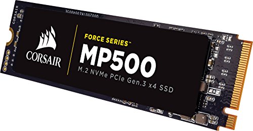 Corsair Force MP500 - Unidad de Estado sólido, SSD de 240 GB, M.2 PCIe Gen. 3 x4 NVMe-SSD, hasta 2,800 MB/s