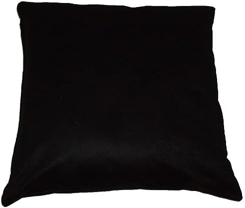 Faux Suede Scatter Cushion 45cm x 45cm - Black COMPLETE WITH VALESOFT® FIBRE FILLED INNER
