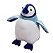 Price comparison product image JIANGfu Cartoon Plush Animal Toys Doll, Soft Toy Cute Multifunctional Deformation U Pillow Neck Pillow Girl Birthday Gift (Blue Penguin)