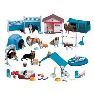 Preisvergleich Produktbild Constructive Playthings Dog Academy 51 pc. Playset by Constructive Playthings