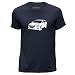 Produktbild STUFF4 Herren/X groß (XL)/Navy blau/Rundhals T-Shirt/Schablone Auto-Kunst / V60 T6