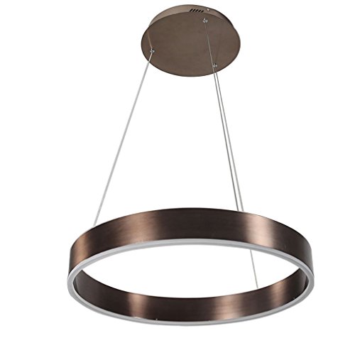 Preisvergleich Produktbild Modern / Acryl / Einfache / Esszimmer / Schlafzimmerleuchte / Wohnzimmer Außen Hängeleuchte / Hängelampe / Lampe / Innenleuchte / Ring / IP20 / 230V / 60CM / Lüster Dimmbar 3000K-5000K / Kreative LED Pendelleuchte Esstisch Büro