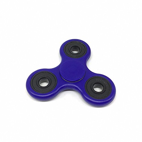 White/Black Tri-Spinner Fidget Toy Plastic EDC Hand Spinner For Autism Blue White/Black Tri-Spinner Fidget Toy Plastic EDC Hand Spinner For Autism Blue