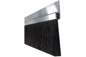 HEUNERT Bürstendichtung Türdichtung Türbürste Alu Roßhaar 50 x 1500mm